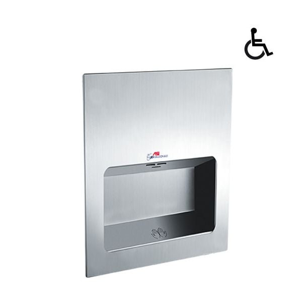 JD MacDonald Turbo Tuff Recessed High Speed Hand Dryer in Stainless Steel [ 10-0135-2 ]