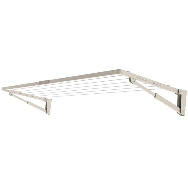 Hills Folding Frame Compact 2.2m Wide Single Clothesline in Pebble Beach [ 100526 ]