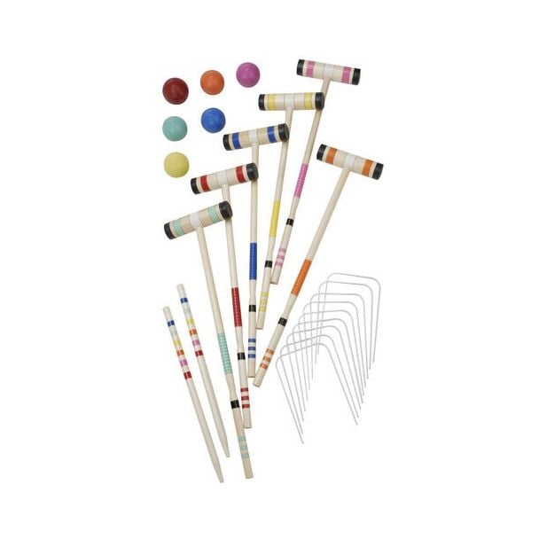 Regent Sports Select 6 Player Croquet Set with 26 Inch Sticks [ 20454 ]