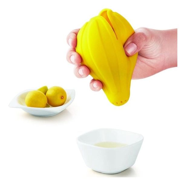 Silicone Zone One Piece Lemon & Lime Citrus Squeezer / Juicer [ 305379Y ]