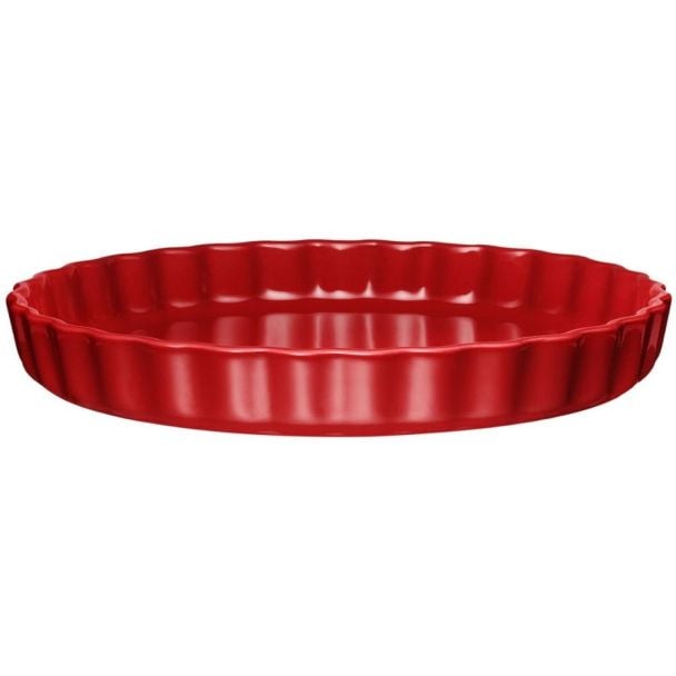 Emile Henry Ceramic Pie Dish 30cm in Grand Cru / Burgundy [ 346000 ]