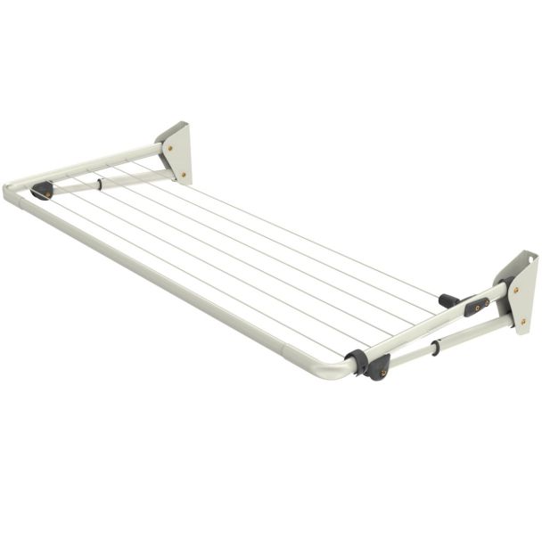 Hills Folding Frame 1.4m Wide Mini Clothesline in Surfmist [ 80150715 ]