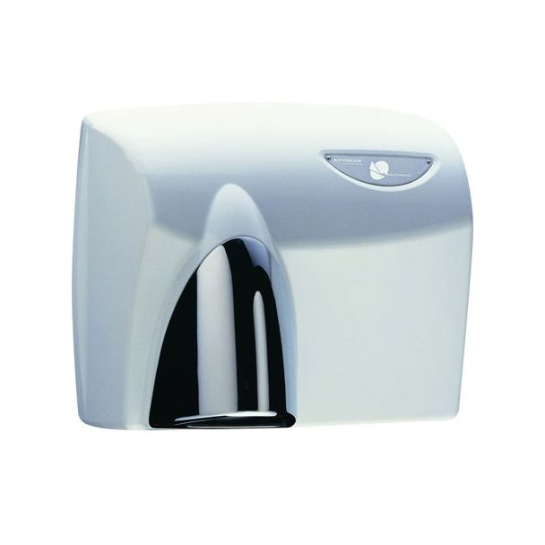 JD Macdonald Autobeam Auto Hand Dryer in White + Polished Chrome [ HDABWHTPC ]