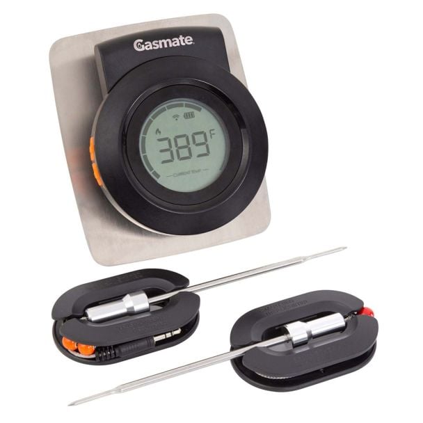 Gasmate Wireless BBQ Temperature Thermometer Gauge + 2 Probes [ BA1042 ]