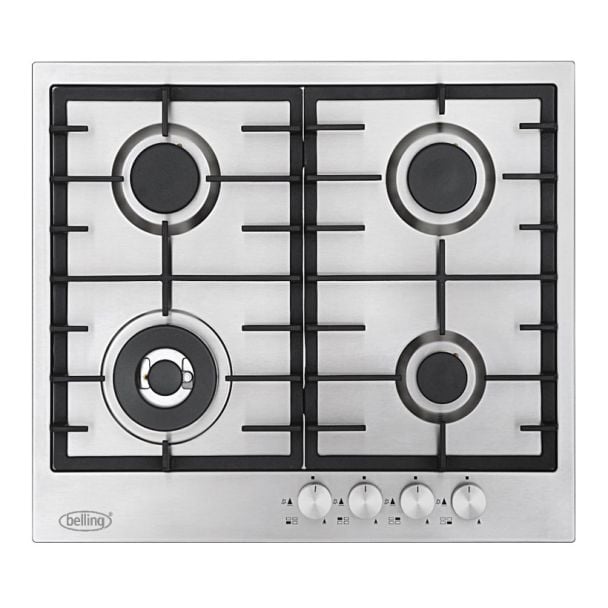 Belling 60cm 4 Burner Gas Stainless Steel Cooktop [ BDC604S ]