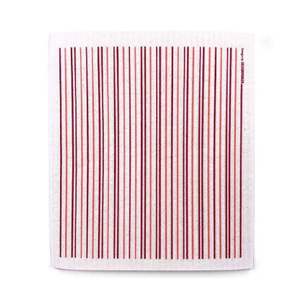 Florence Swedish Made Vertical Dish Cloth in Red 20cm x 17cm [ DP3606 ]