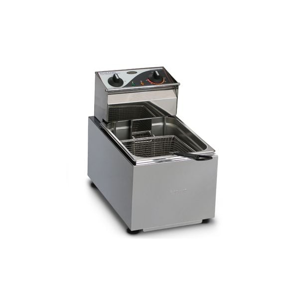 Roband Single Pan 8L 1 Basket Counter Top Fryer [ F18 ]