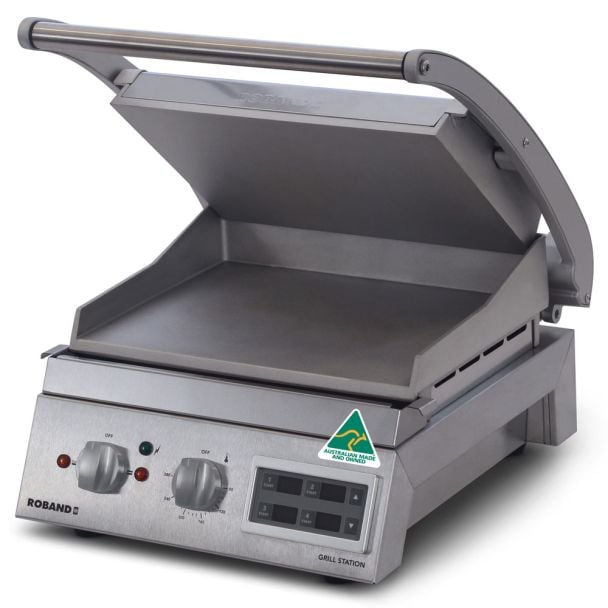 Roband 6 Slice Smooth Plate 2200W Grill Station with Electronic Timer [ GSA610SE ]