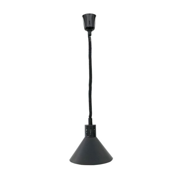 Anvil Venus Retractable Food Heat Lamp in Black with 250W Globe [ HLD0001B ]