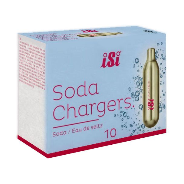 iSi Soda Siphon 8.4 Gram CO2 Charger / Bulb / Cartridge 10 Pack [ ISISODA8G ]