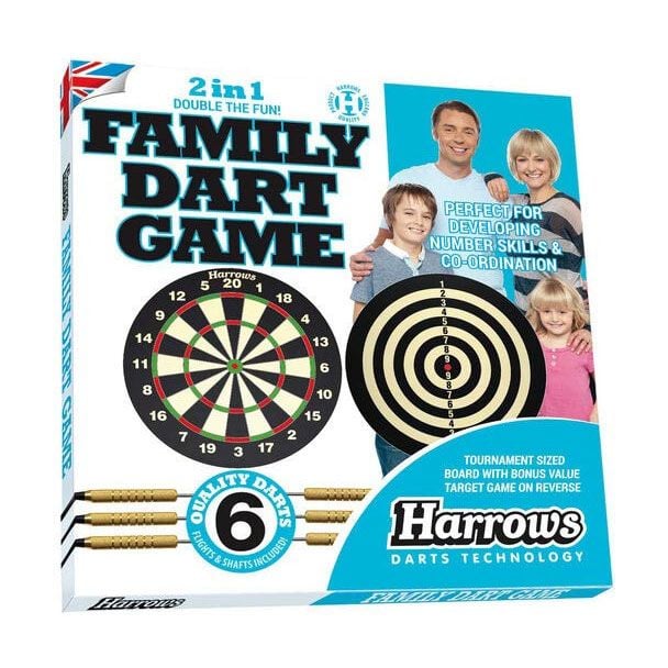 Harrows 2 in 1 Family Dart Game / Target Game [ JE19 ]