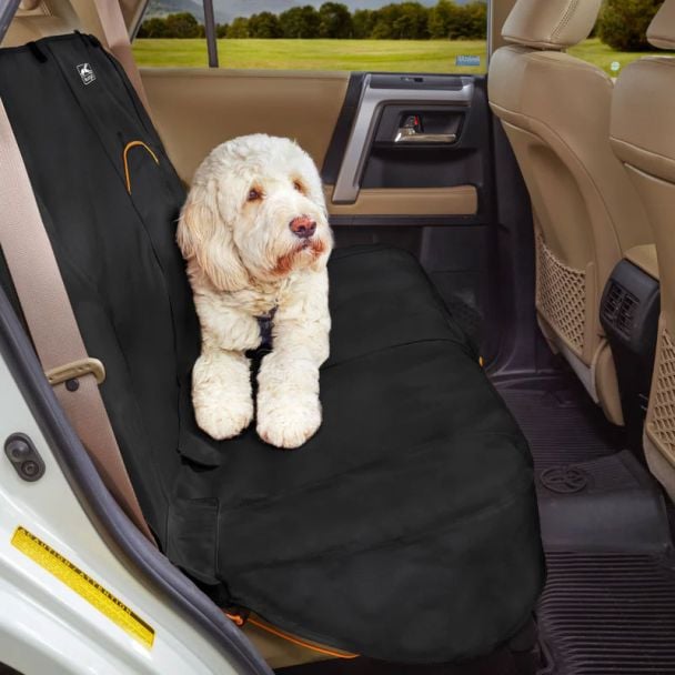 Kurgo Wander Dog Car Bench Seat Cover in Black [ K01189 ]