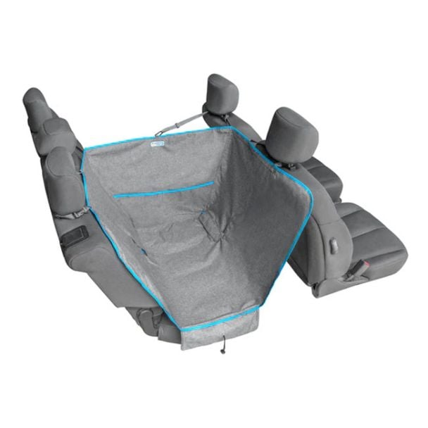 Kurgo Wander Half Hammock Car Dog Seat Protector in Grey [ K01783 ]