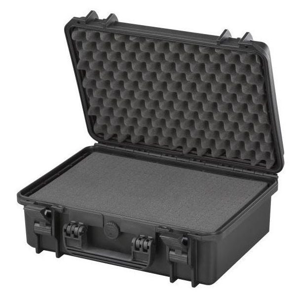 Plastica Panaro MAX430S 19.6L IP67 Watertight Equipment Hard Case + Foam in Black [ MAX430S ]