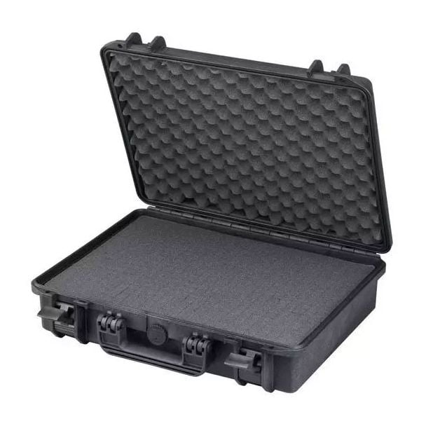 Plastica Panaro MAX465H125S 19.5L IP67 Watertight Equipment Hard Case + Foam in Black [ MAX465H125S ]