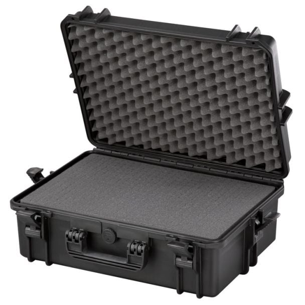 Plastica Panaro MAX505S 33.95L IP67 Watertight Equipment Hard Case + Foam in Black [ MAX505S ]