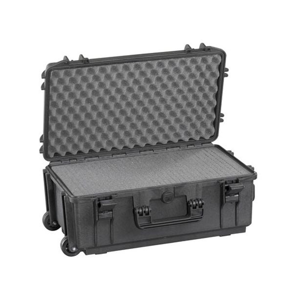 Plastica Panaro MAX520STR 30.2L IP67 Watertight Equipment Trolley Hard Case + Foam in Black [ MAX520STR ]