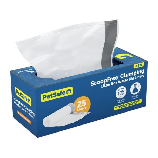 PetSafe ScoopFree Litter Box Waste Bin Liners 25 Pack [ PAC00-17984 ]