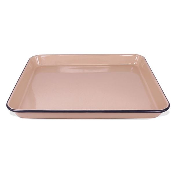 Dishy Enamelware 30cm Baking Pan in Mocha Enamel [ RD4805 ]