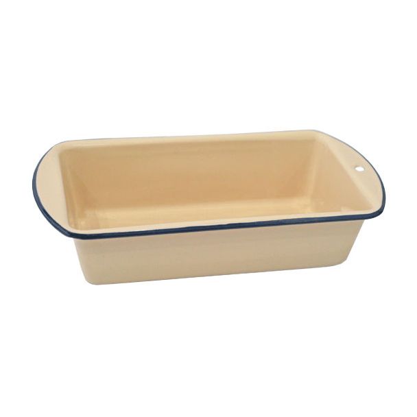 Dishy Enamelware Loaf Pan in Mocha Enamel [ RD4811 ]