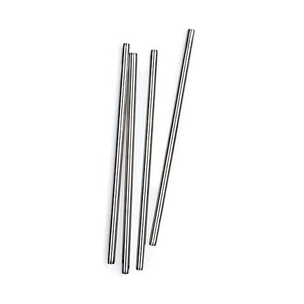 RSVP Endurance Stainless Steel Frozen Drink Drinking Straws 4 Pack [ RVSIPLG ]