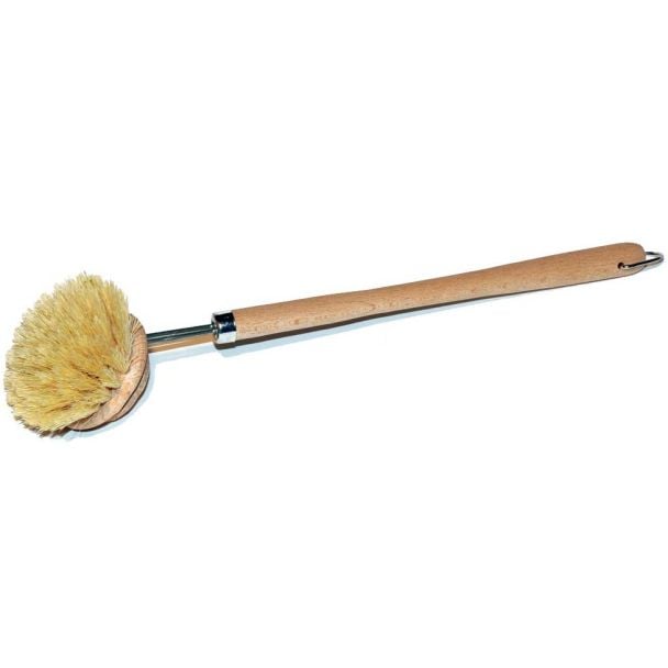 Sprig Tampico Fibre 50mm Dish Brush with Wooden Handle [ SP3020190 ]