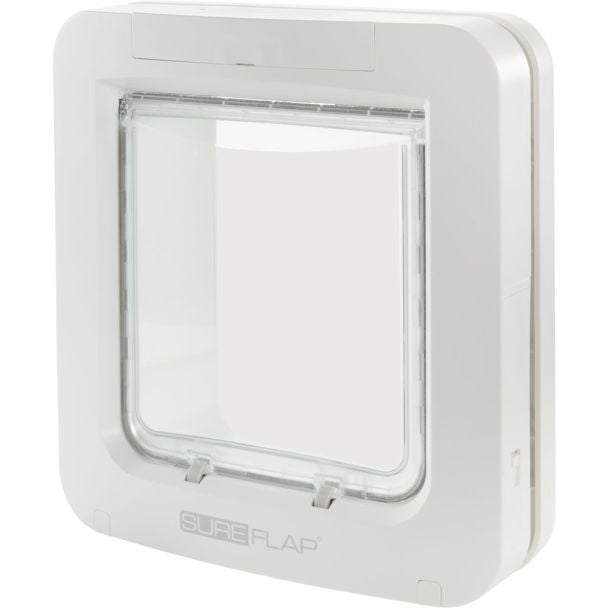 SureFlap Microchip Electronic Pet Door / Dog or Cat Flap in White [ SUR101 ]