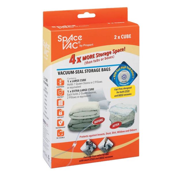 Space Vac Vacuum Cube Large & Cube Extra Large Set [ SVCU2 ]