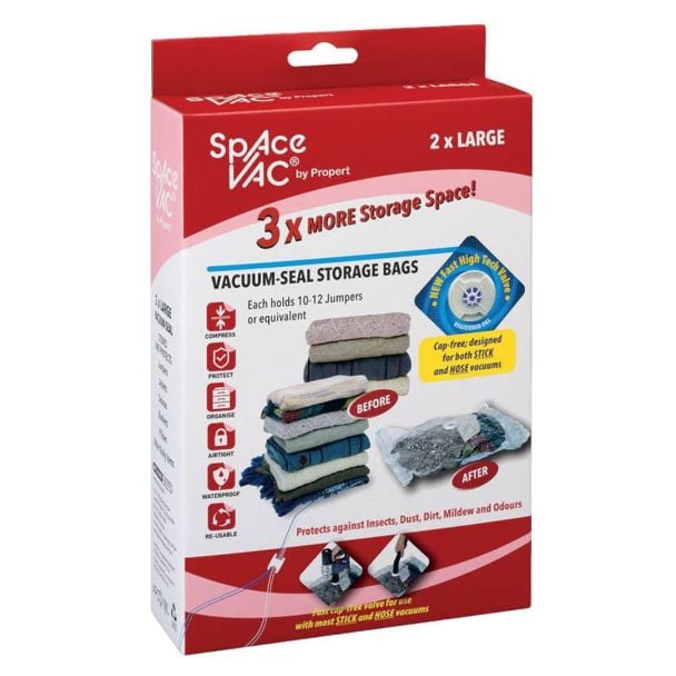 Space Vac Vacuum Large Storage Bags 2 Pack [ SVL2 ]