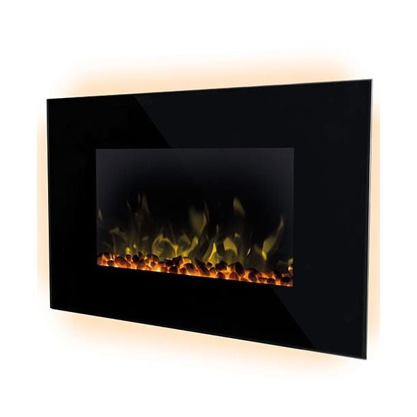 Dimplex 2.0kW Toluca Wall Mounted Electric Fire + LED Flame Effect [ TLC20LXAU ]