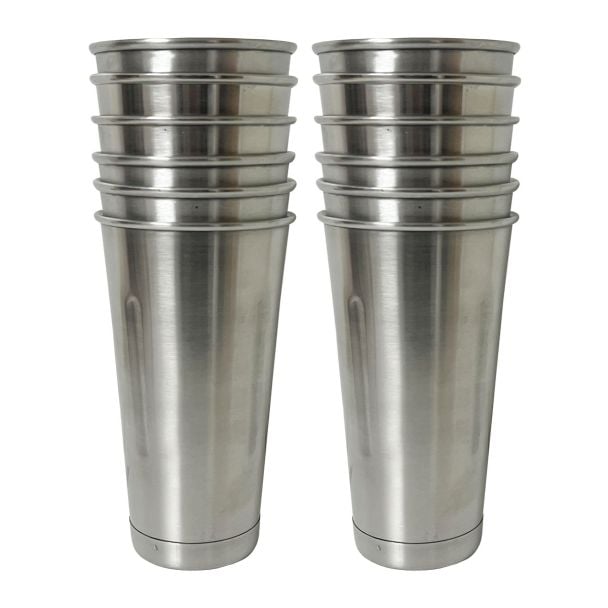 Roband Milkshake Maker 18/8 Stainless Steel 710ml Cup - 12 Pack [ WA132x12 ]