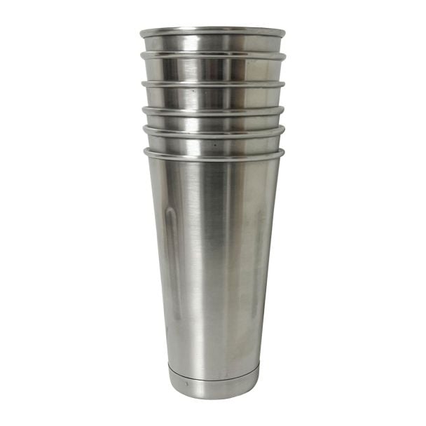 Roband Milkshake Maker 18/8 Stainless Steel 710ml Cup - 6 Pack [ WA132x6 ]