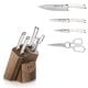 Cangshan S1 Series German Steel Forged 5 Piece Block Set - Walnut [ 1022568 ]