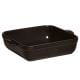 Emile Henry Ceramic Square Baking Dish 28 x 23cm in Fusain / Charcoal [ 792040 ]