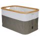 Hills Large 52L Foldable Bamboo/Fabric Two Tone Laundry Basket [ 80155116 ]