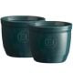 Emile Henry Ceramic 8.5cm Ramekin No.8 Duo Set of 2 in Feu Doux / Blue Flame [ 974008 ]