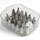 Mastrad of Paris Set of 26 Stainless Steel Pastry Tips / Piping Nozzles [ F38401 ]