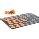 Mastrad of Paris Silicone Baking Sheet for Small Macarons 53 Ridges [ F45301 ]