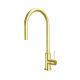 Belling Design Collection Slim Gooseneck Pull-Out Mixer Tap Light Gold Finish [ BDTG201LG ]