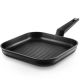 Castey Titanium Aluminium 27cm Grill Pan in Black with Ergonomic Handle [ CATTG27 ]