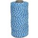 Dress My Cupcake 100 Yard Baker's Cotton Twine in Royal Blue / White [ DMC57028 ]