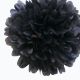 DMC Tissue Paper 25cm Decorative Party Pom Poms 4 Pack in Black [ DMC7303L ]