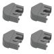 Hills End Cap for Folding Frame Clotheslines Pack of 4 Genuine Hills [ FD903587 ]