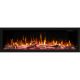 Bonaire 50 Inch Electric Linear Fireplace with Premium Metal Trim Kit [ HEF5000050 ]