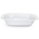 Dishy Enamelware Oblong Enamel Pie Dish 22cm in White [ RD4602 ]