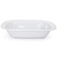 Dishy Enamelware Oblong Enamel Pie Dish 24cm in White [ RD4608 ]