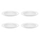 Dishy Enamel 20cm Bowl in White 4 Pack [ RD4625x4 ]