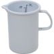 Dishy Enamelware 1L Jug with Internal Measurements in White [ RD4711 ]