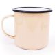 Dishy Enamelware 350ml Mug in Mocha Enamel [ RD4802 ]