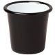 Falcon Enamelware 6cm Mini Enamel Tumbler in Black & White [ RD4848 ]